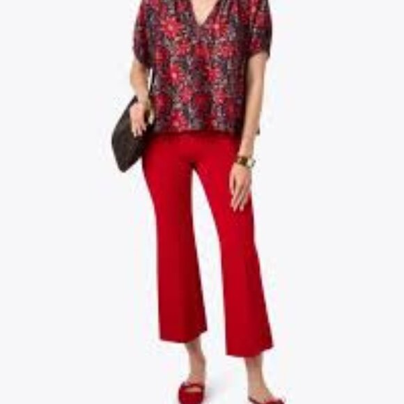 NWT: Proenza Schouler-Technical Wool Suiting Crop Flare...